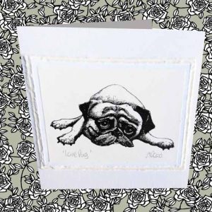 Love Pug Everyday Card